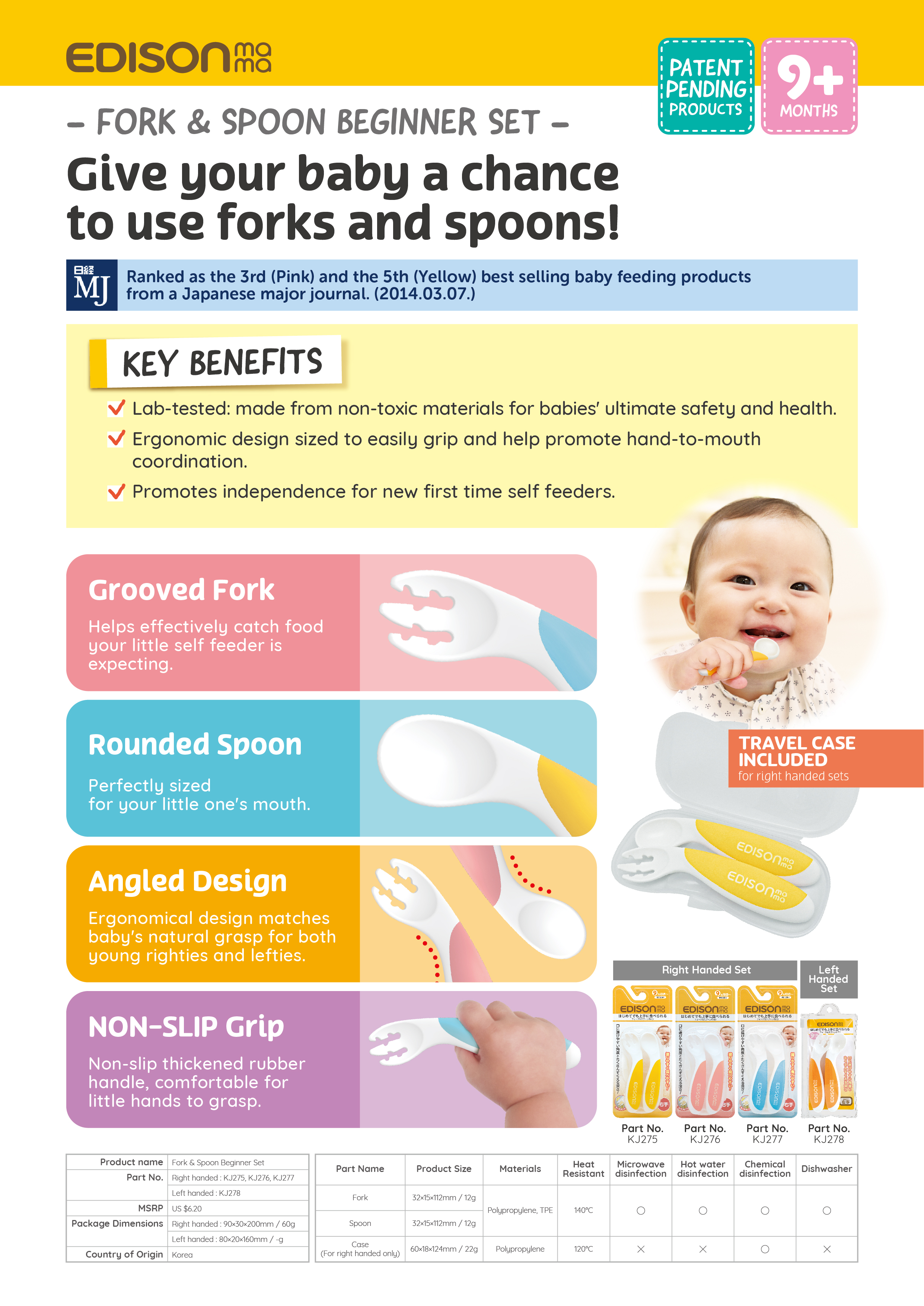 FORK&SPOON BABY WITH CASE